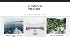 Desktop Screenshot of everythingisinspiration.com